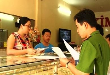 Cách lấy mẫu để kiểm tra đối với vàng trang sức, mỹ nghệ